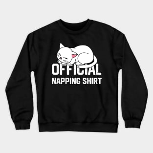 official napping shirt Crewneck Sweatshirt